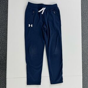 Under Armour Navy Joggers - Youth Size M